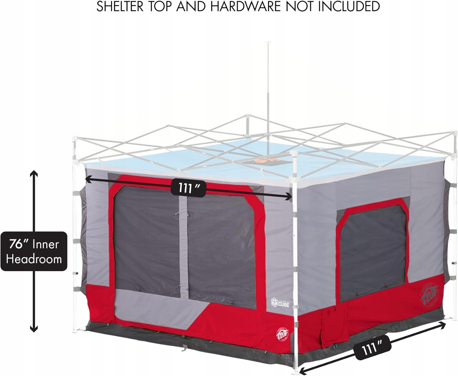 E-z Up Camping Cube dodatek sypialnia do stelaży 10x10