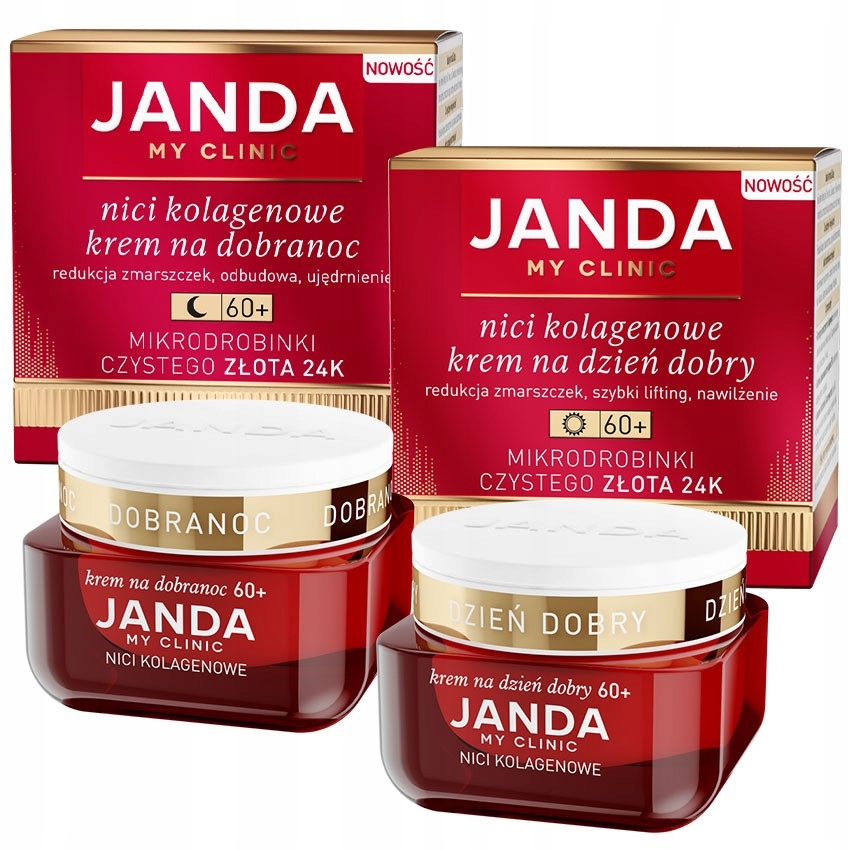 Janda My Clinic Nici Kolagenowe Krem na dzień i na dobranoc Zestaw 60+