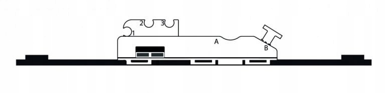 BOX DACHOWY BAGAŻNIK NA DACH INTER PACK STELLA l Szerokość produktu 78 cm