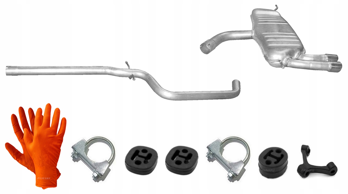 Audi A3 2.0 TDi 103 kW (2005-6/2008) 3D Hatchback Trubka Tlumič