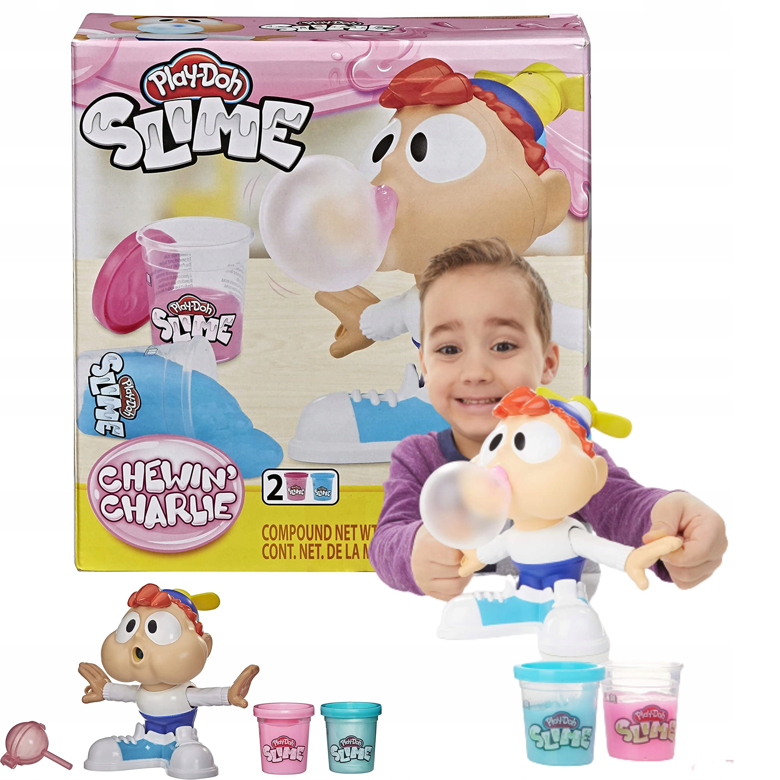 

Play-doh Slime Balonowy Karol Żuje Gumę Robi Balon