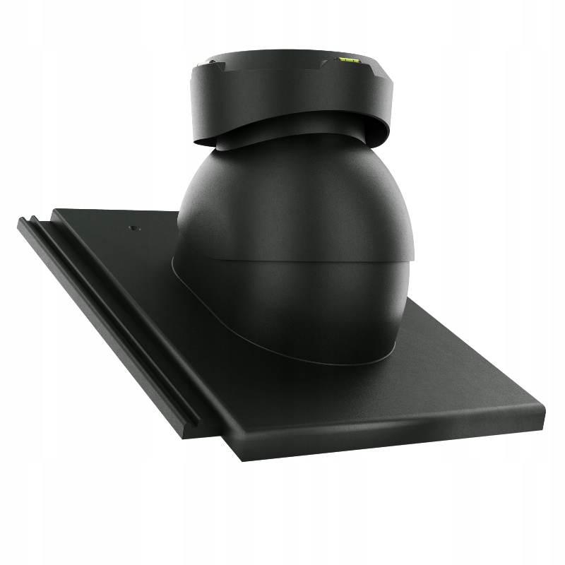 Krbový kanalizační ventilátor fi110 Creaton Kapstadt Planar Grafit