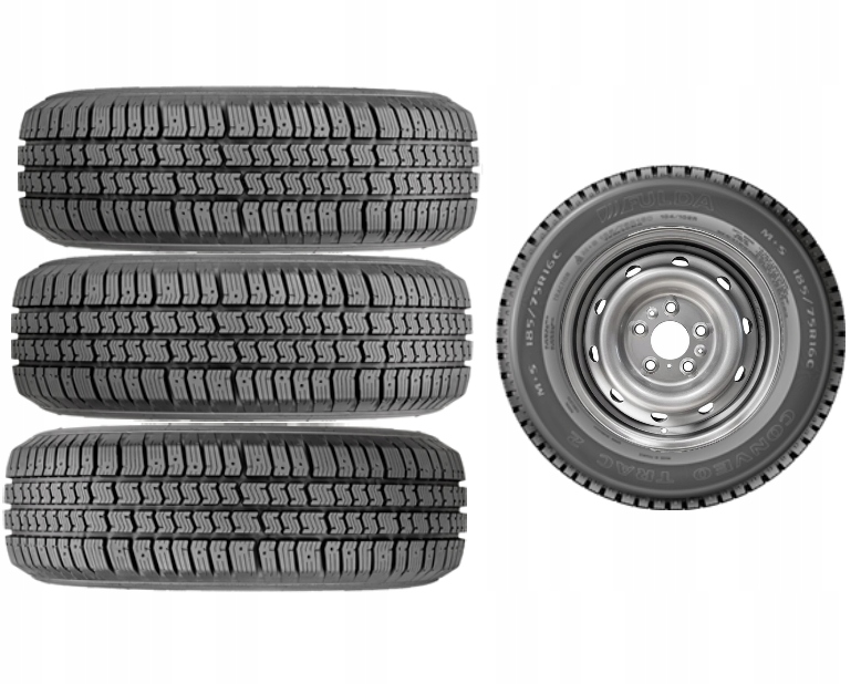 KOŁA ZIMOWE VW T5 T6 205/65R16C FULDA