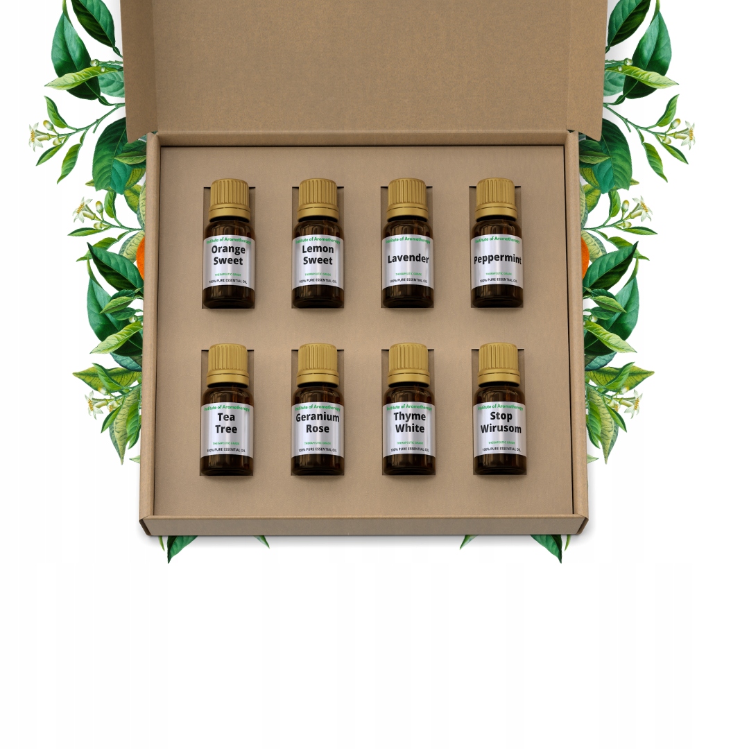 Zestaw 100% naturalnych olejków Pachnąca Apteczka