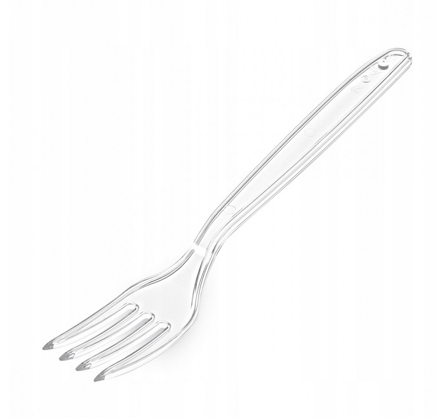 Widelce plastikowe sztućce grube 50 szt mocne wielorazowe EAN (GTIN) 59013600456548