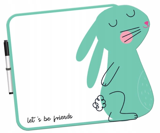 

Tablica ścieralna suchościeralna Królik marker pis