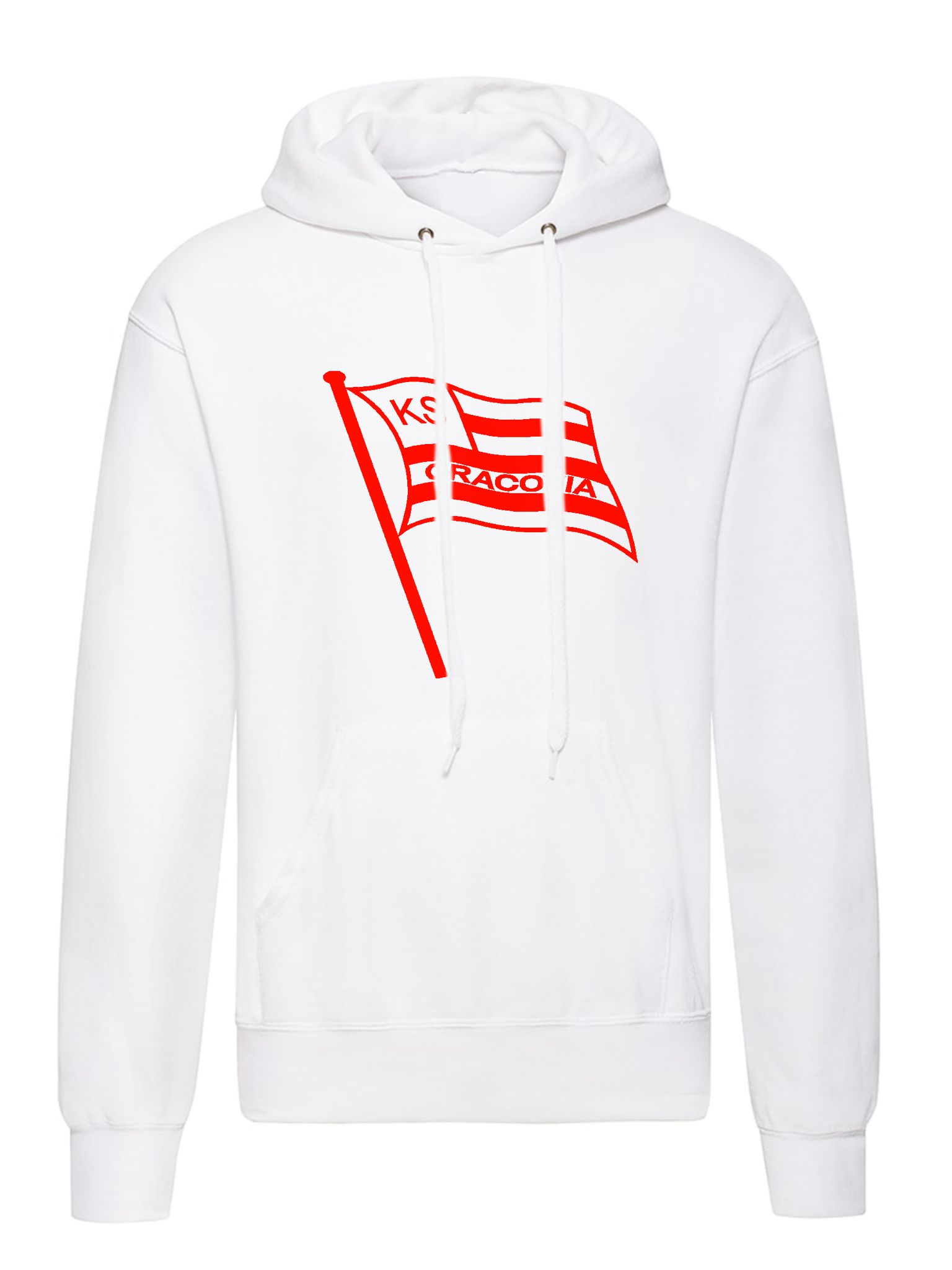 

Bluza Z Kapturem Cracovia Męska Biała XXL