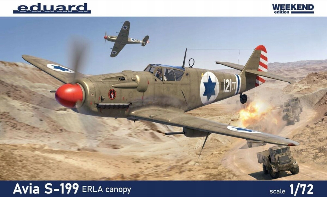 Eduard 7472 1/72 Avia S-199 Erla canopy