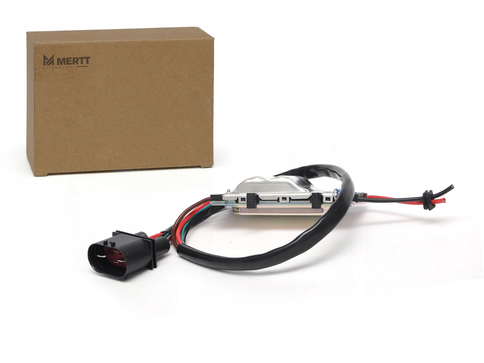 MODUŁ WENTYLATORA sterownik Audi A6 C6 długi kabel Producent części Mertt