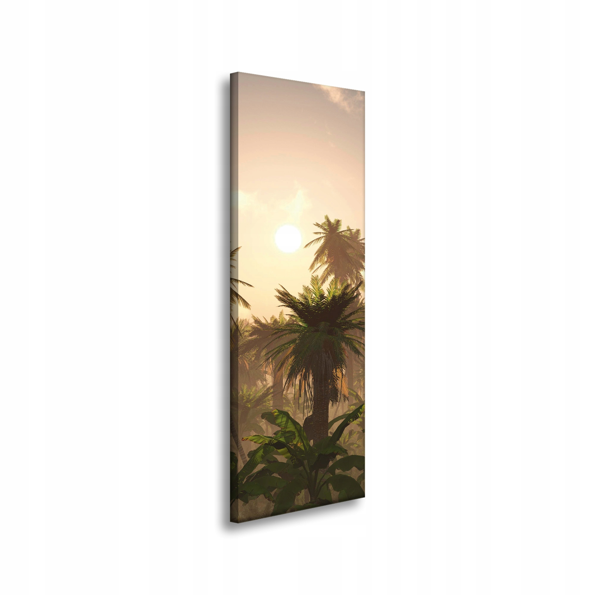 Obraz na plátně Západ slunce Palmy Příroda 40x120 cm