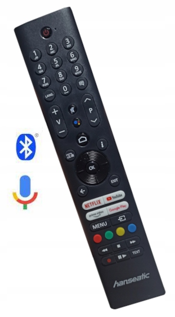 SMART TV 50" Hanseatic 50U800UDS 4K HDR10 Android 11 BEZRAMKOWY Przekątna ekranu 126 cm