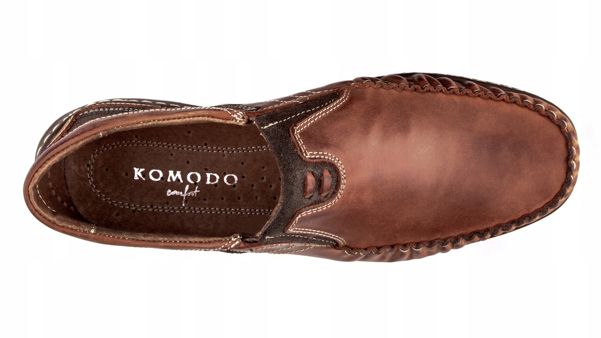 Mokasyny męskie POLSKIE buty skórzane 43 Kod producenta 627 33 43