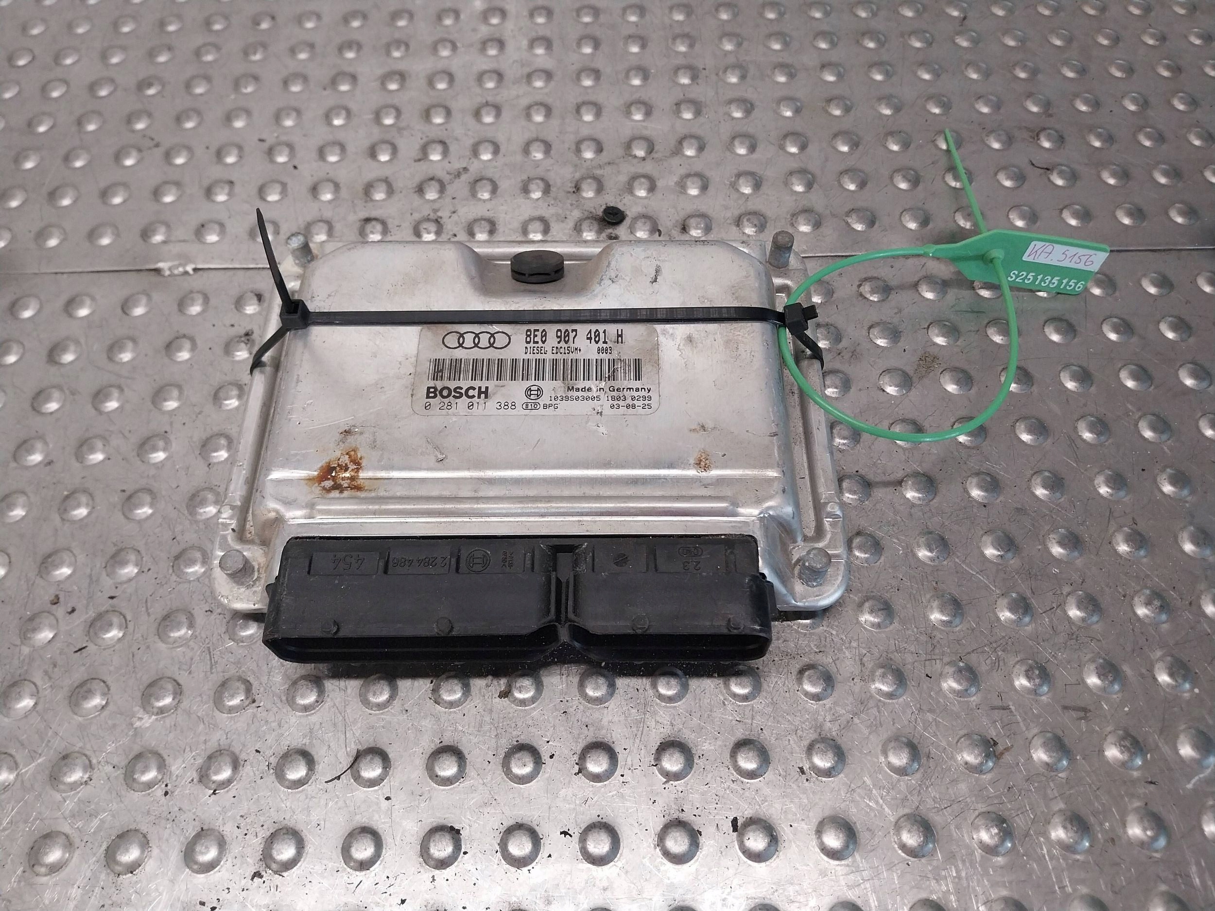 computer control unit of the engine 0281011388 8E0907401H AUDI A4 B6 A6 C5 2.5TDI