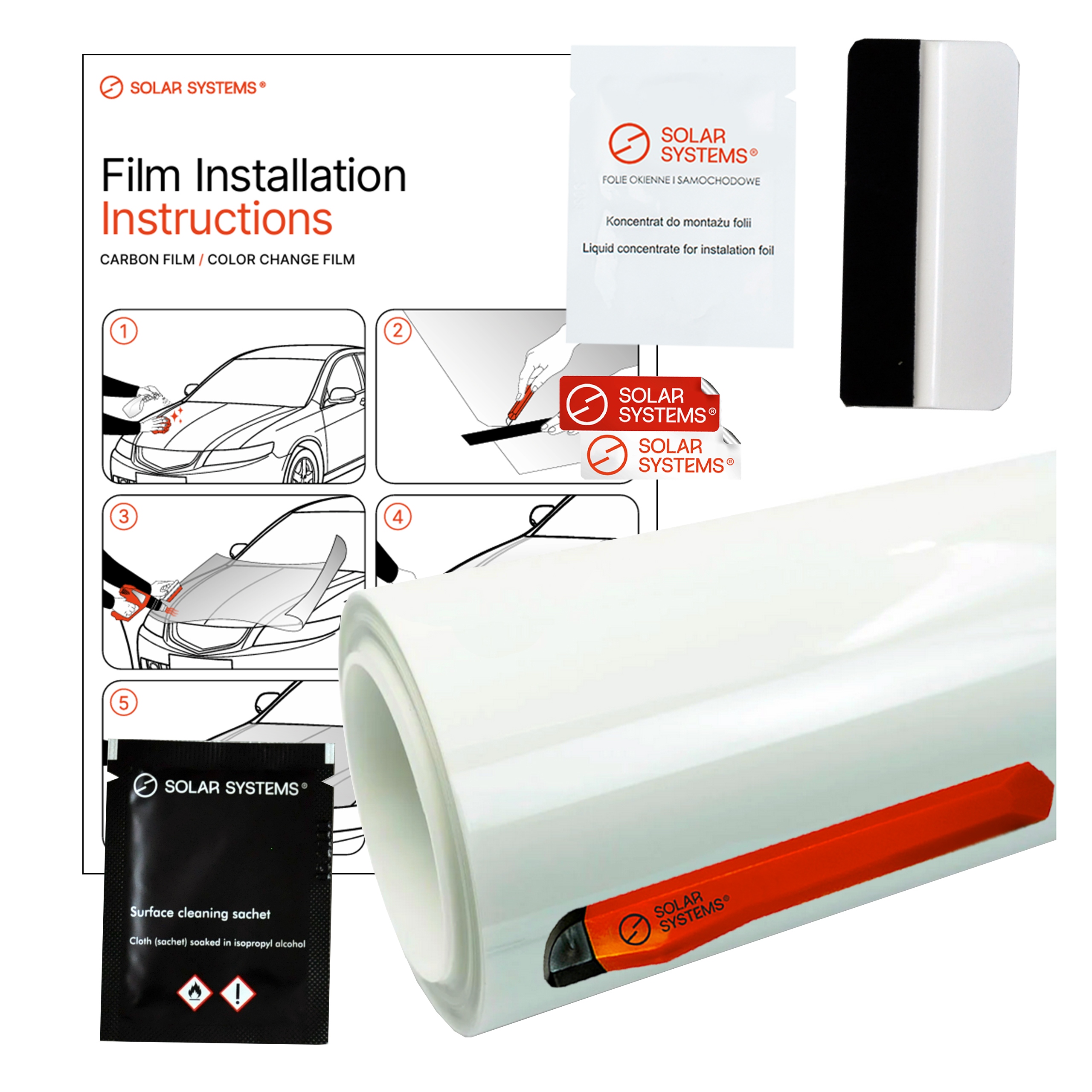 Ochranná Fólie Ppf čirá 152x100cm Ultrashield lesklá pro nárazníková světla