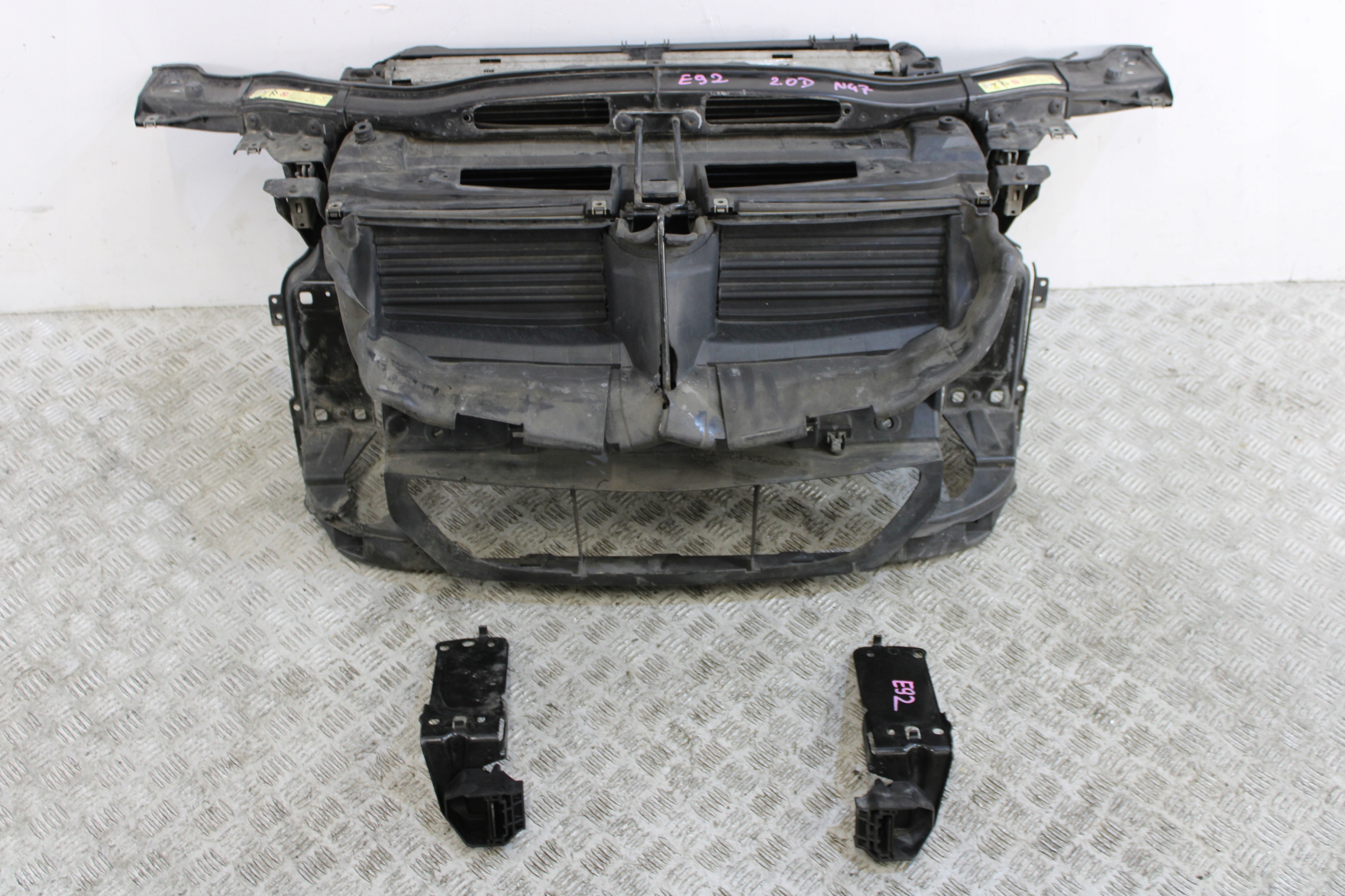 support panel for radiators front pillar radiator BMW 3 E92 COUPE 2,0D