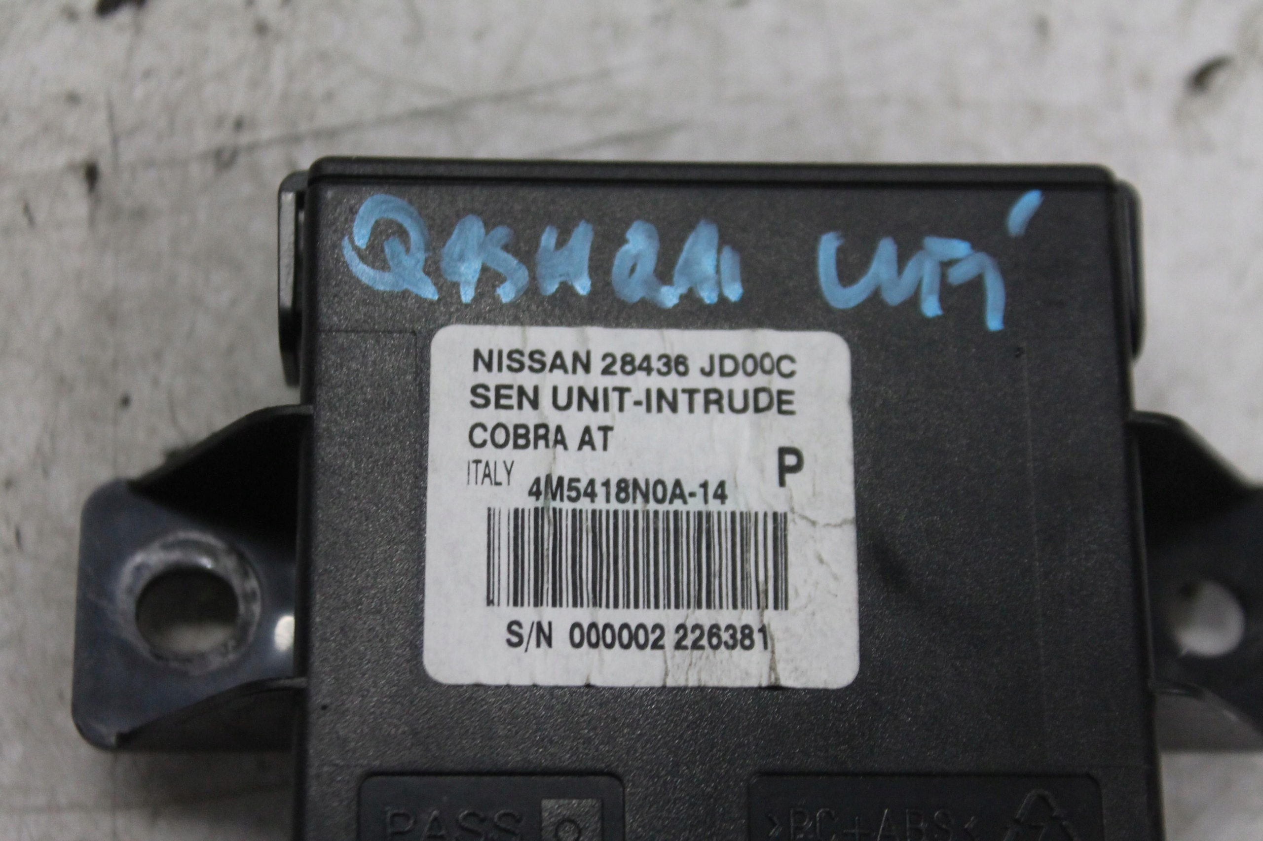 module alarm module control unit 28436JD00C QASHQAI J10 LIFT 09-13