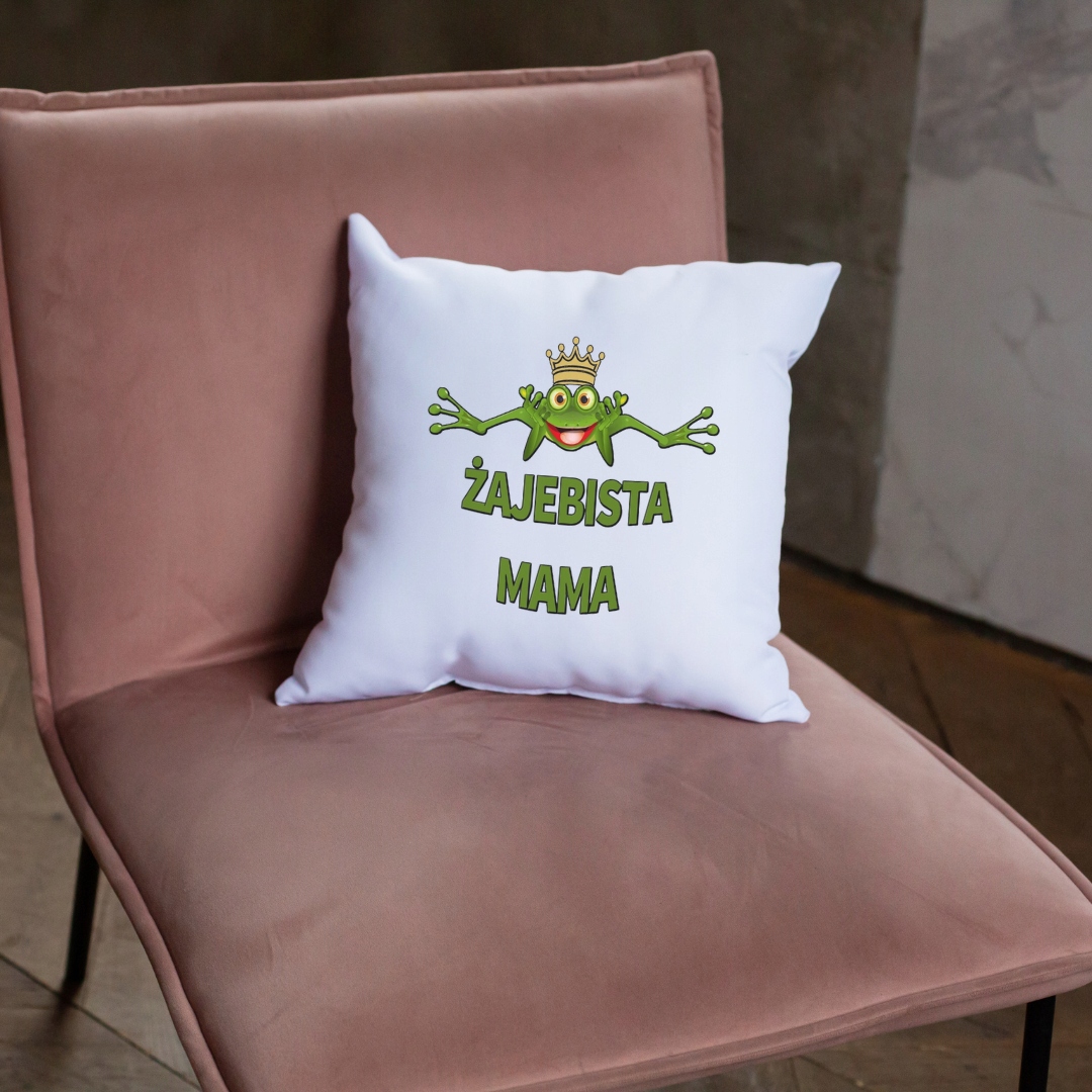 PREZENT NA DZIEŃ MAMY PODUSZKA ŻAJEBISTA MAMA ZABA Marka inna