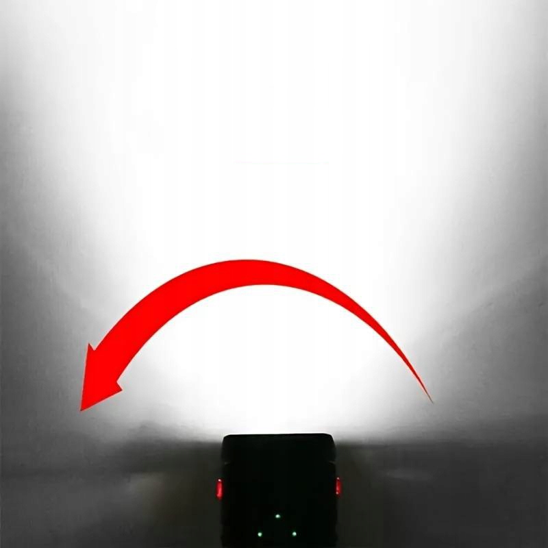 MOCNA Lampka Rowerowa PRZÓD LED na kierownicę 1200lm WODOODPORNA AKUMULATOR Liczba trybów świecenia 6