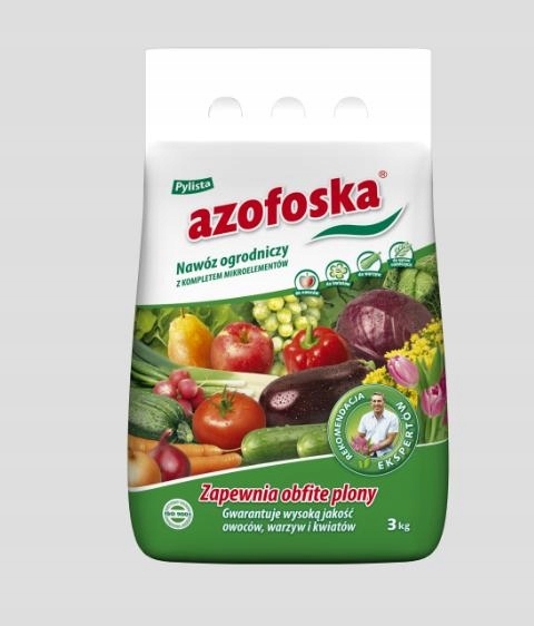 

Nawóz Azofoska Pylista 3Kg