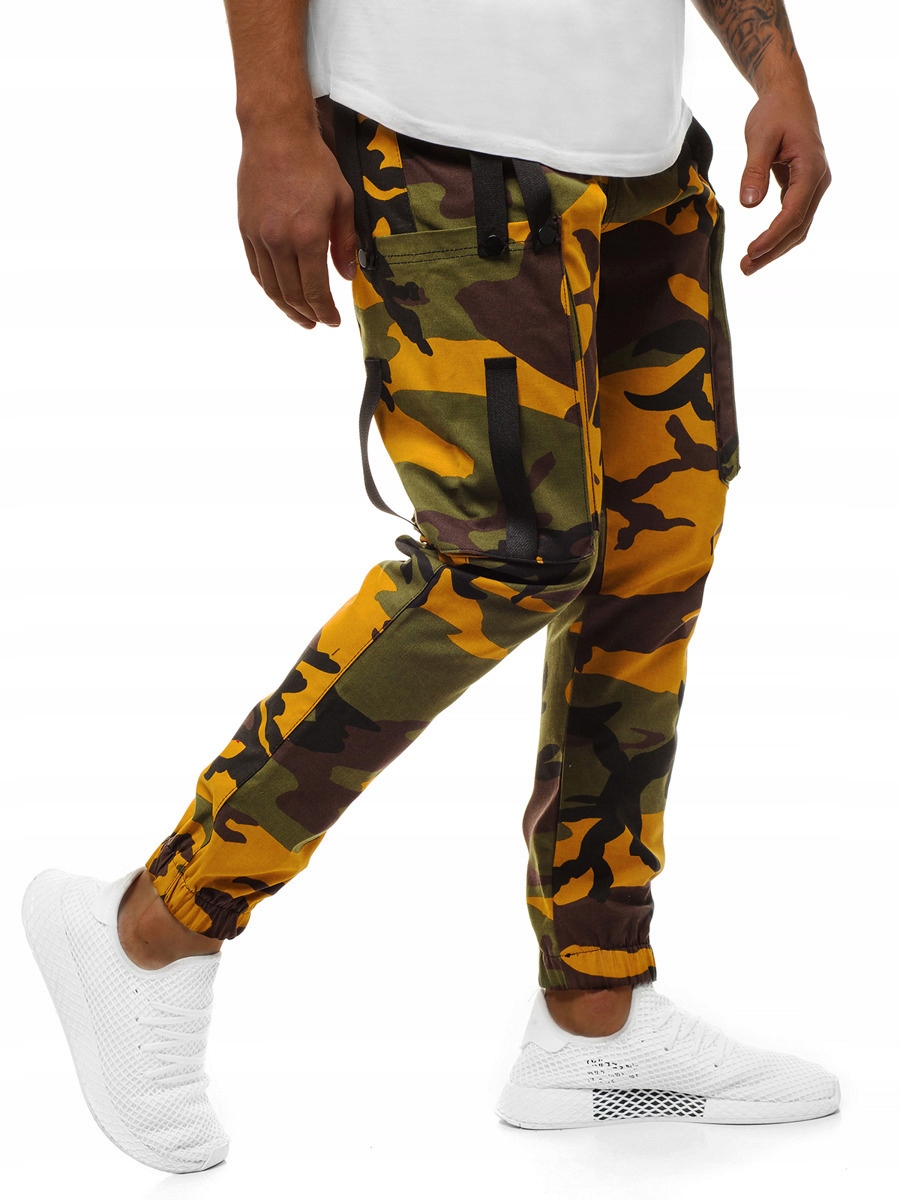 

O/11102 Spodnie Chino Jogger Zółte-khak_l