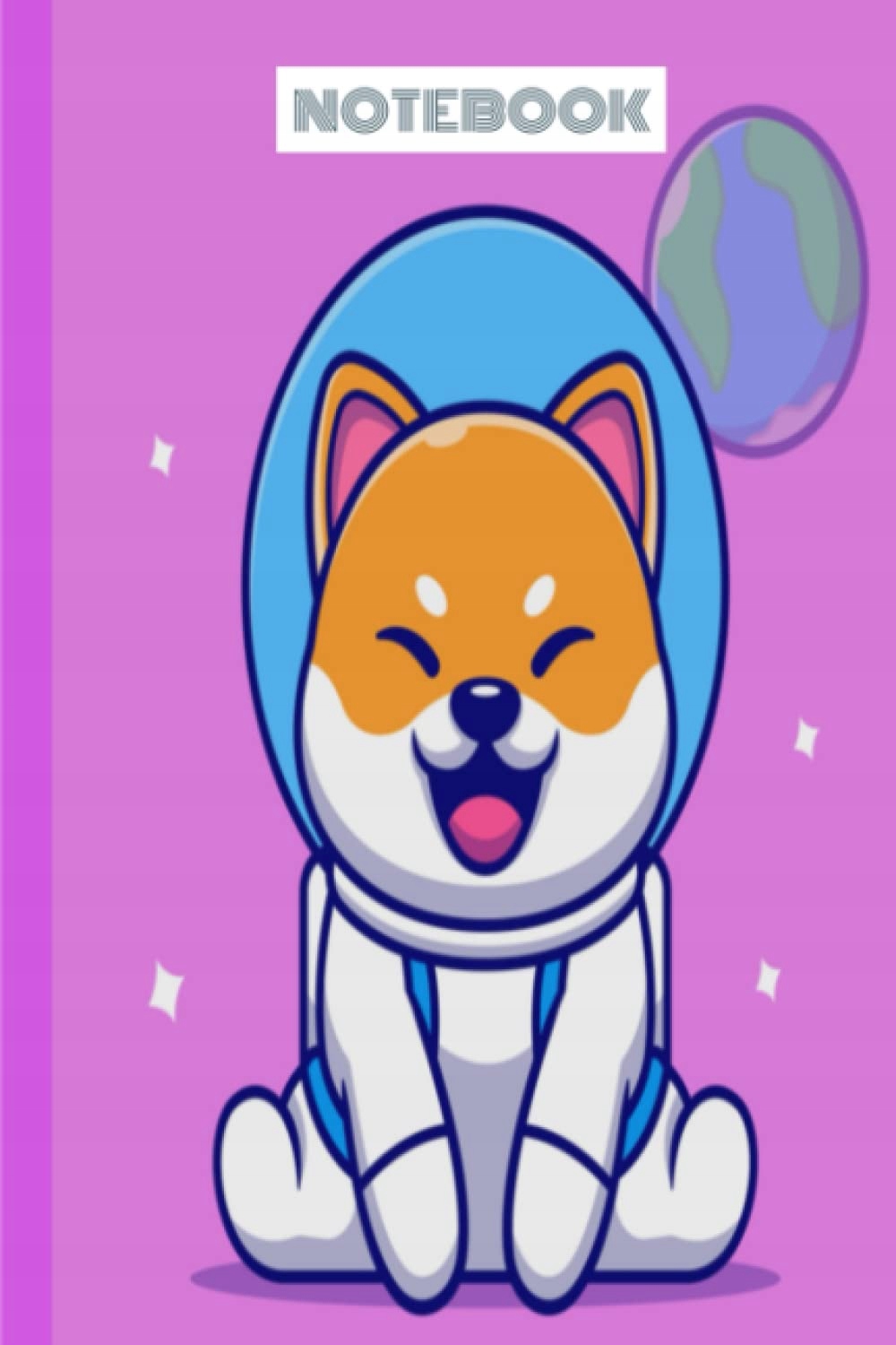 Wills, RD Notebook: Cute Shiba Inu Astronaut Notebook for Kids, Writing, Do