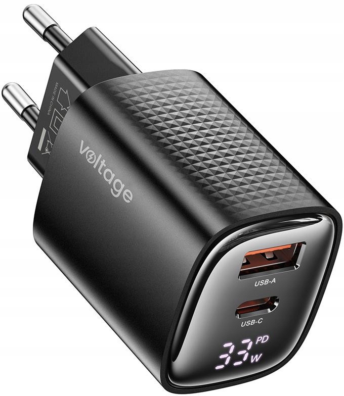 Ładowarka sieciowa Voltage GaN Charger Mini 33W Pd 3.0 Qc 3.0 Usb-a Usb-c
