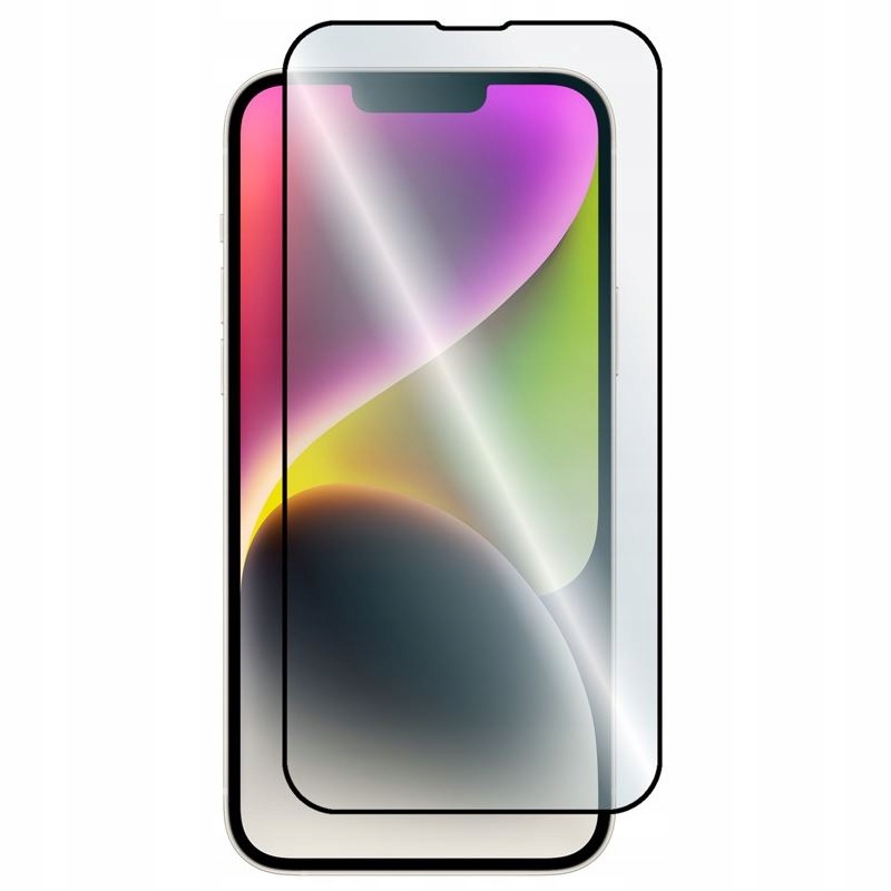 

9H Szkło do iPhone 13 13 Pro Full 6D Cf czarne
