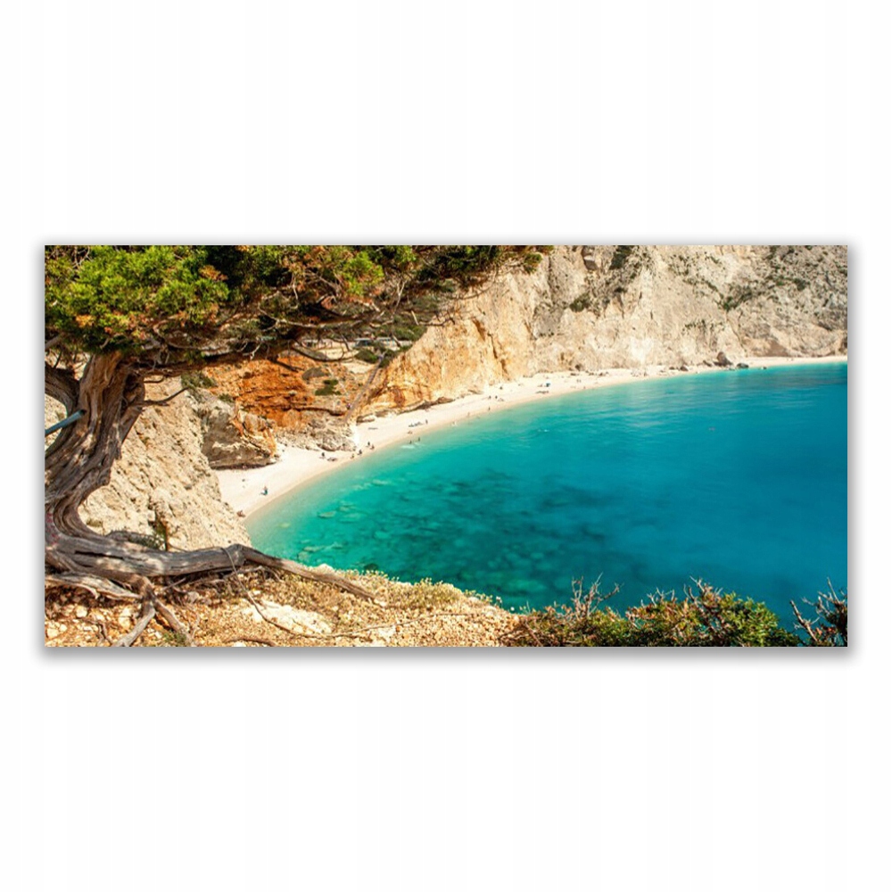 

Fotoobraz ścienny 120x60 Zatoka Morze Skały Plaża