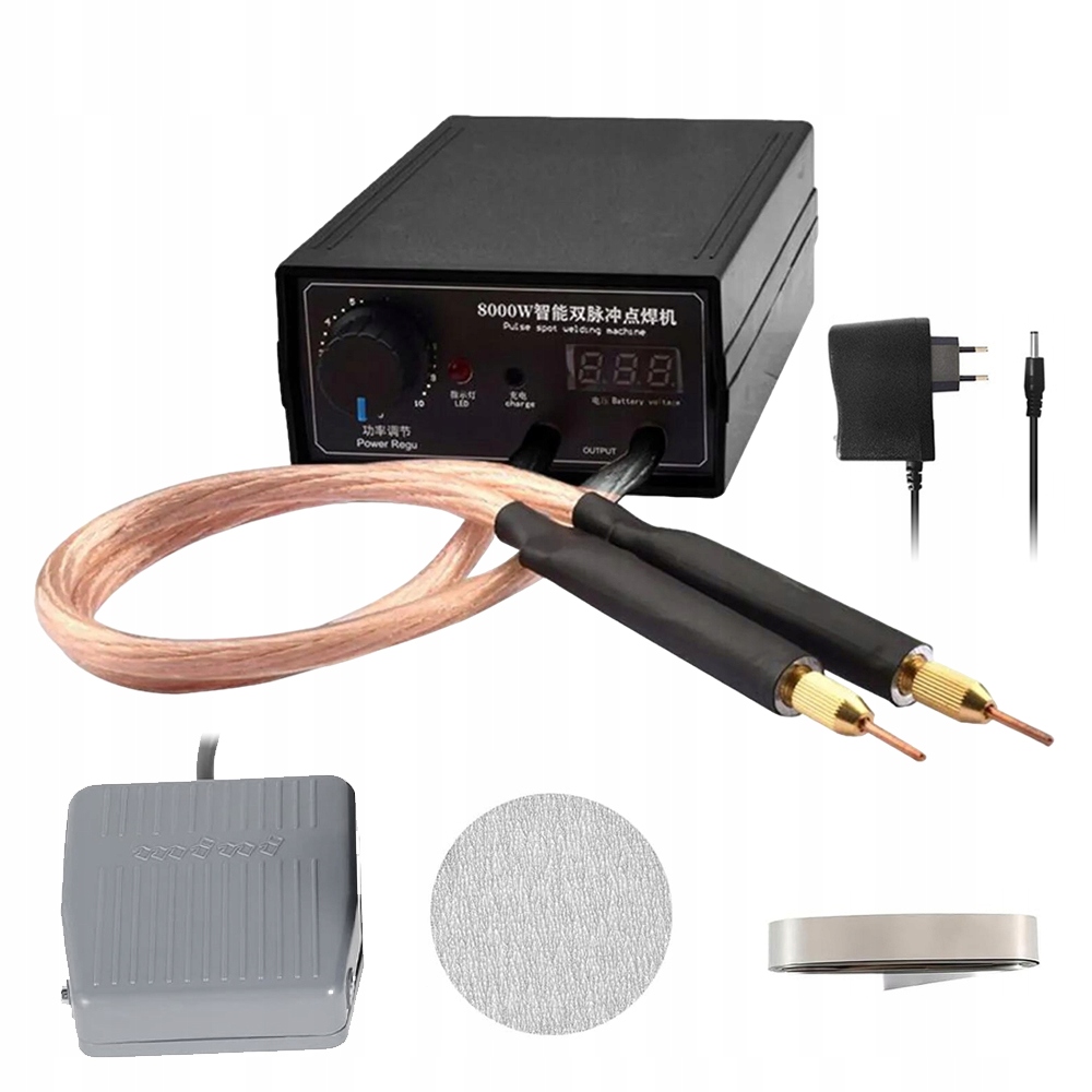 Spot Welder 8000W Regulovatelný Proudový Digitální Displej Pro Niklové Pásky