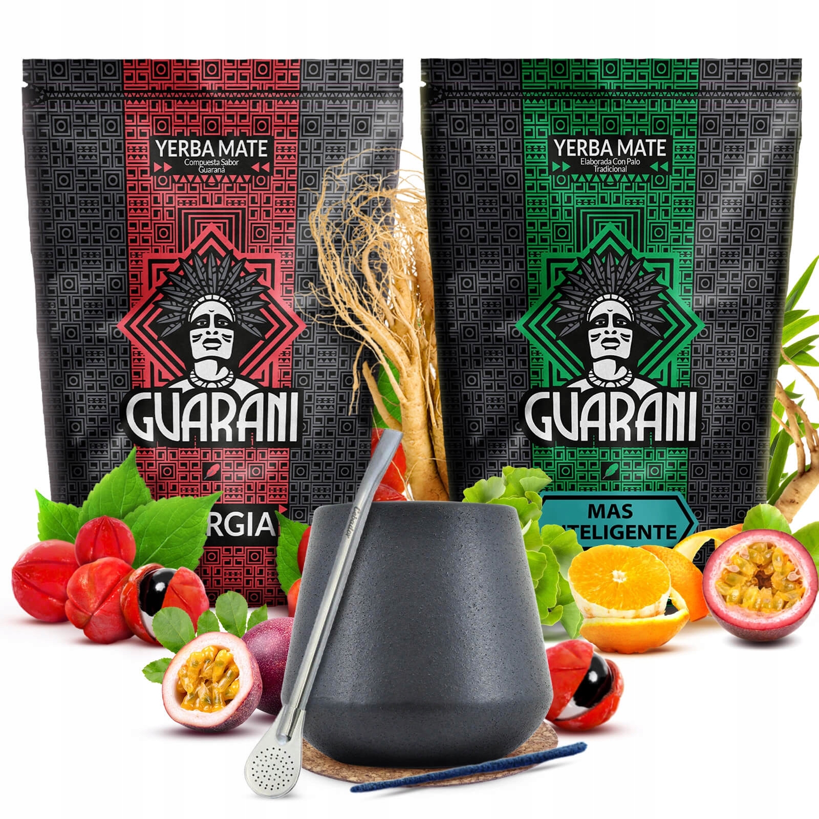Yerba Startovací sada Mate Tykwa Bombilla 2x500g