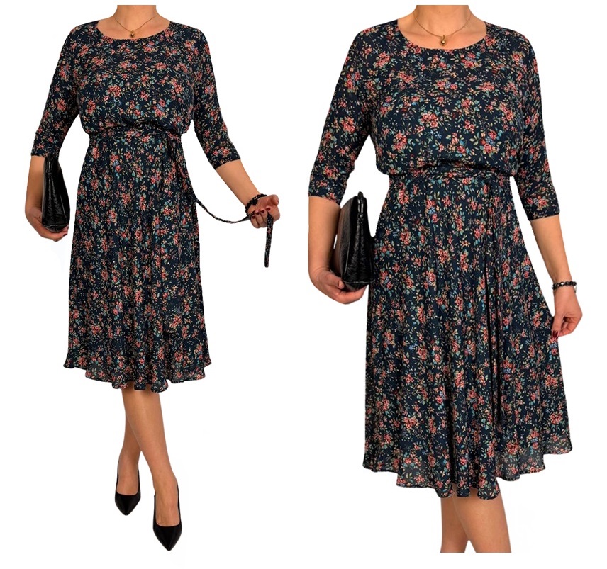 Šaty plus size, lehké, pohodlné, dámské, velikost 40 42 44 46 48 50 52