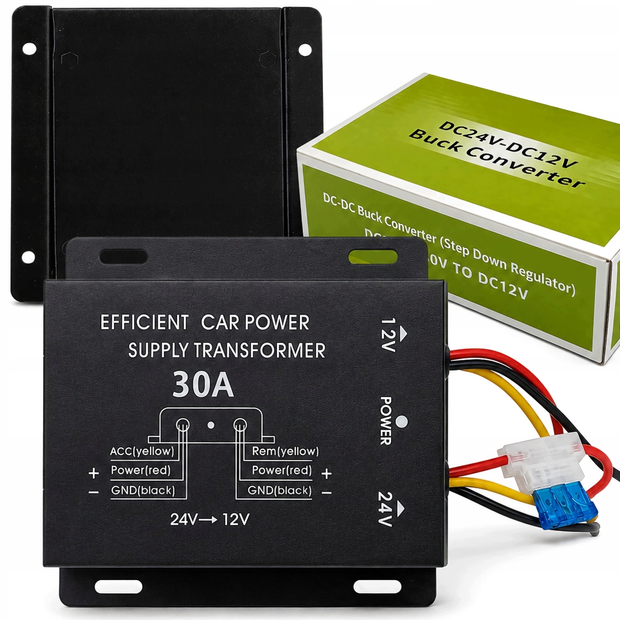 Konwerter Reduktor Napięcia 24V Na 12V 30A 360W