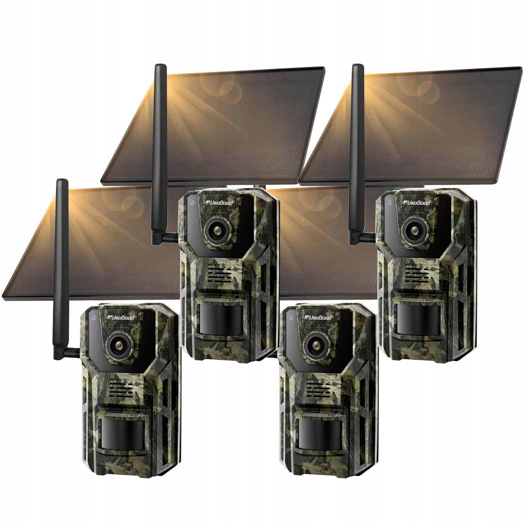 Fotopast Solární 3G 4G S Sim Gps Kamera 2K Noční IP66 Akumulátor 4KS