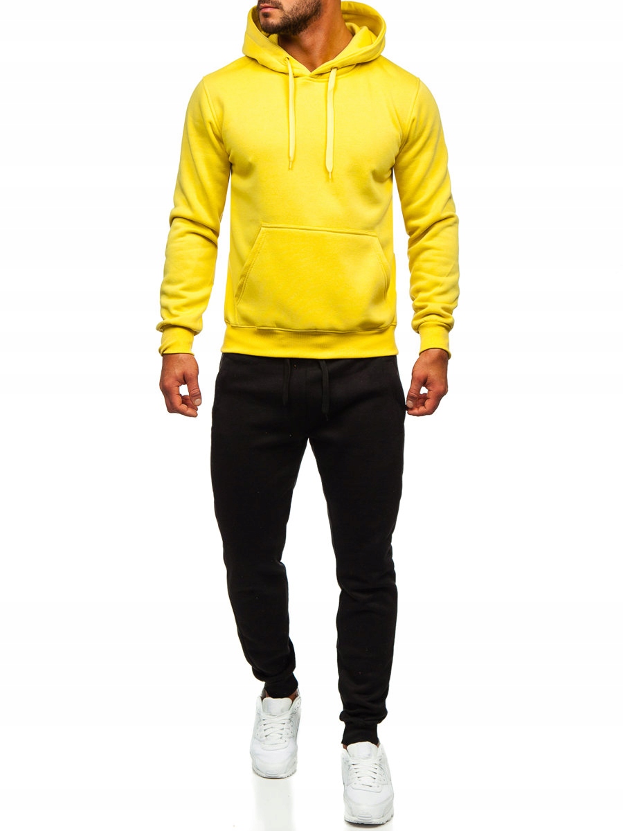 

Komplet Dresowy Dres Jasnożółty D002-33 Denley_l