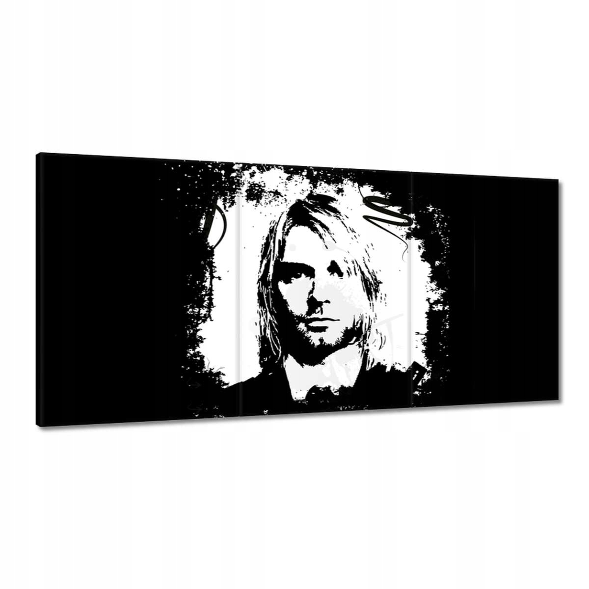 Obrazy 180x90 Curt Cobain Nirvana Hudba