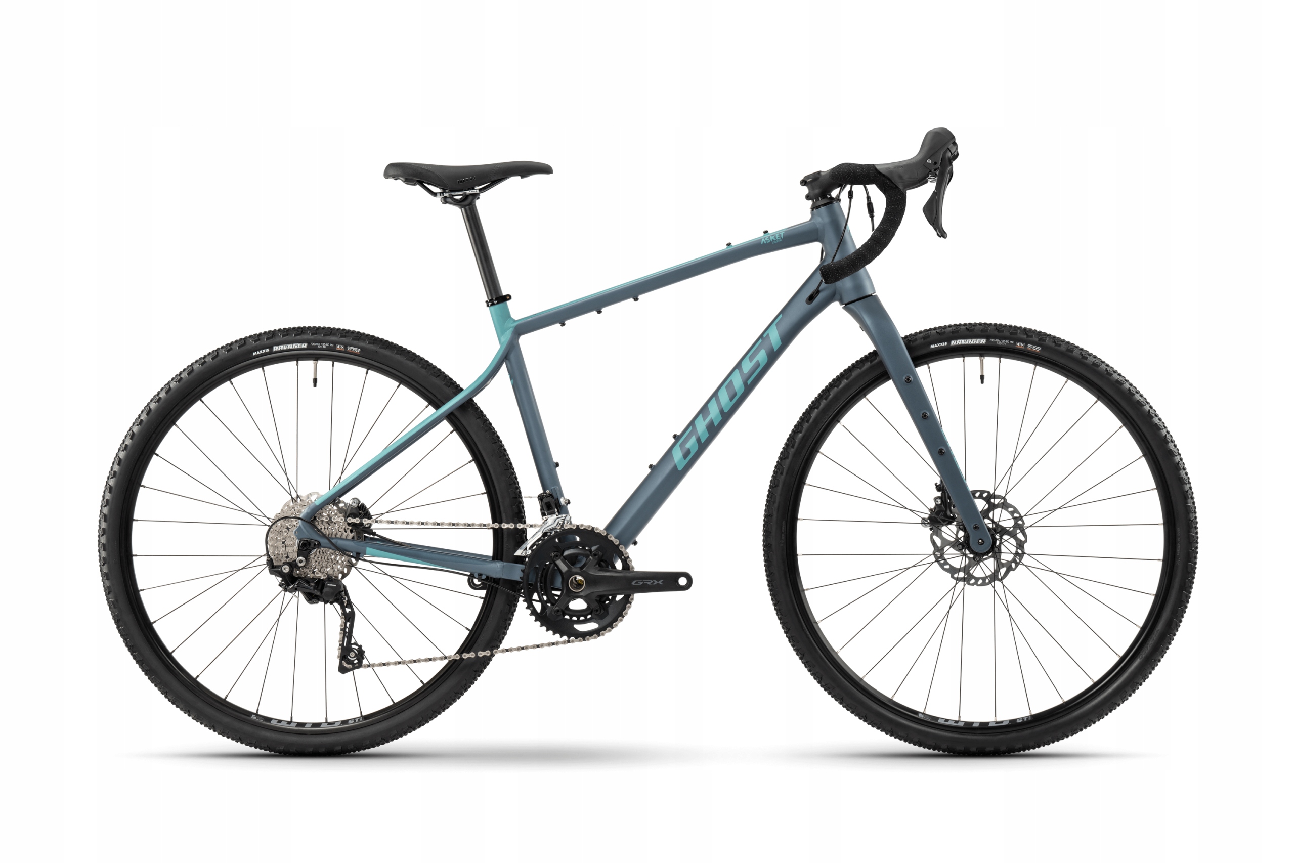 Rower gravel Ghost Asket Essential Al blue/green rama M 28"