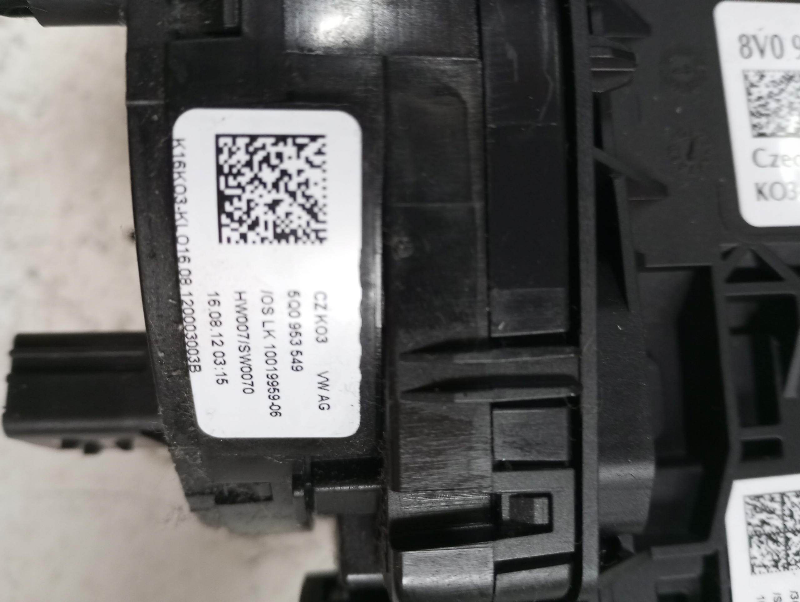 DEVIO LUCI TERGICRISTALLO TERGI AUDI A3 8V0 8V0953521P