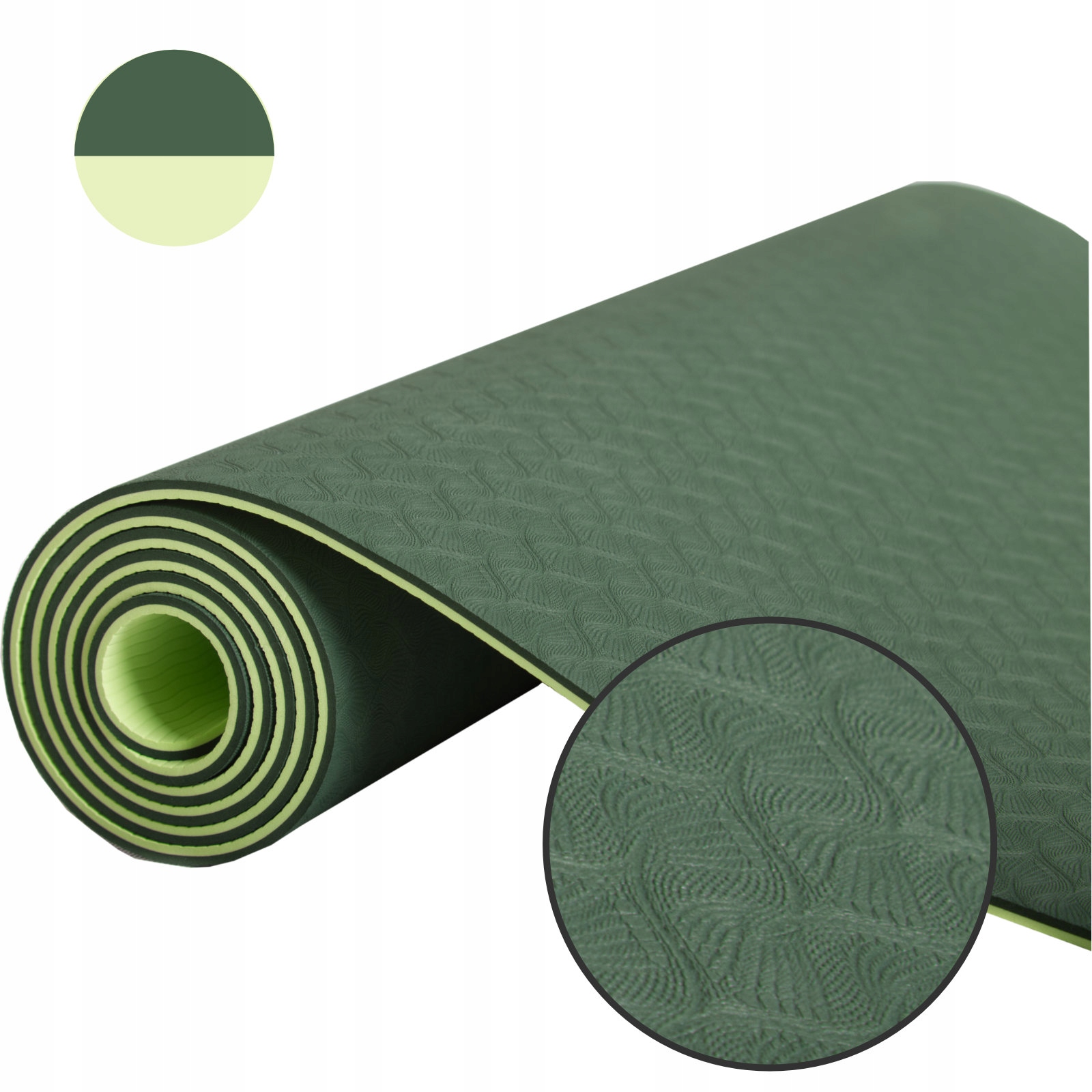 MATA DO ĆWICZEŃ JOGI FITNESS GRUBA Z POKROWCEM Marka Activeu