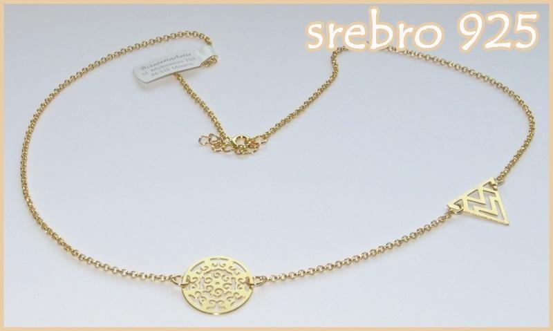 

Naszyjnik Gwiazd Celebrytka Ażur Trójkąt Srebro