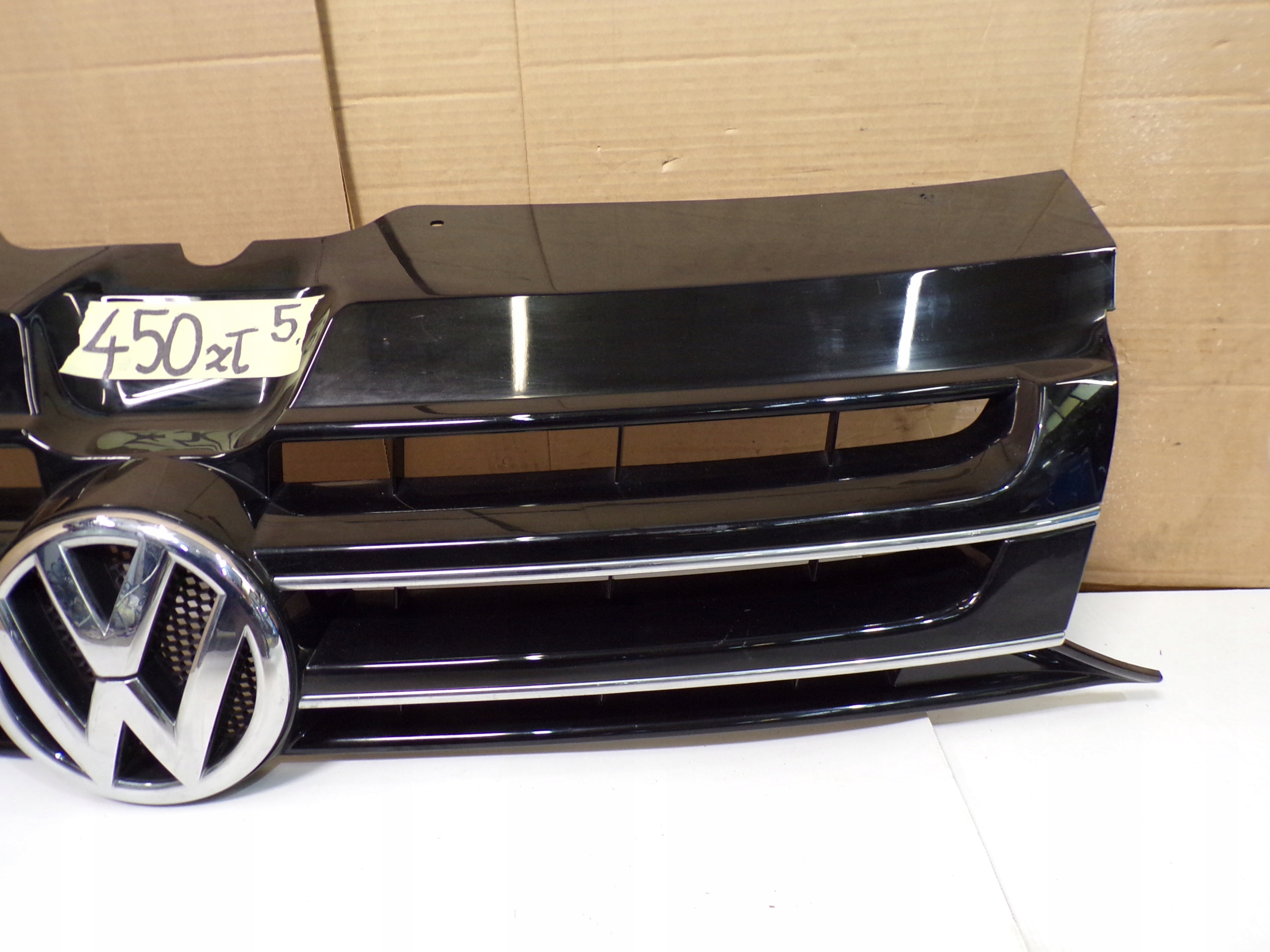 VW T5 LIFT 10- GRIGLIA ORIGINALE CARAVELLE MULTIVAN NERO CHROMY