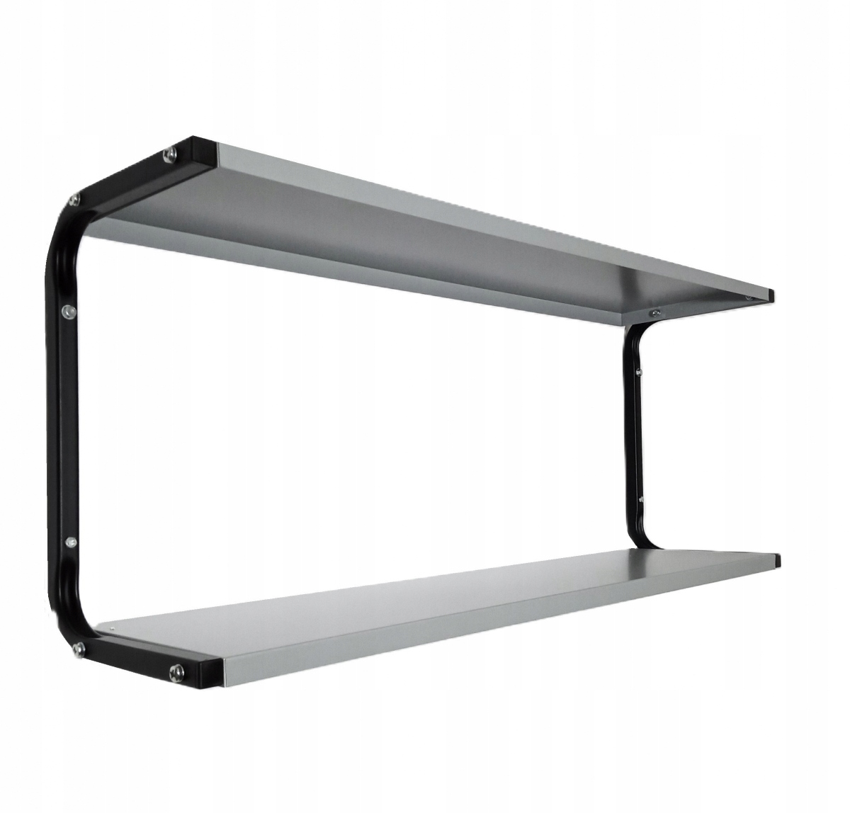 Kovová nástěnná police 95 cm dvojitá PG2CS dílna loft garáž