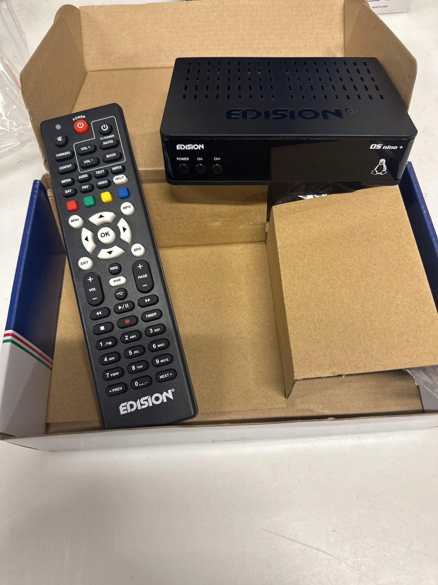 EDISION OS NINO+ FULL HD LINUX E2 ODBIORNIK H.265/HEVC Marka Edision