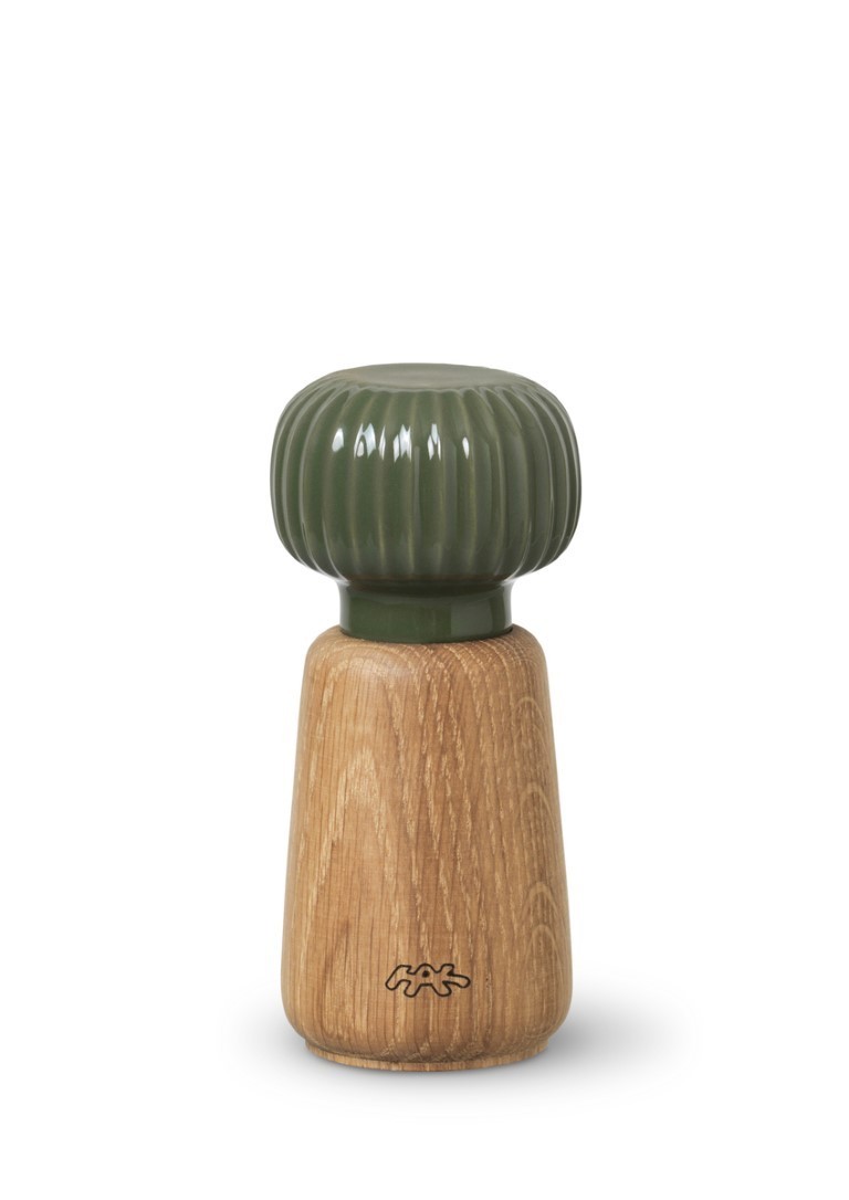 Tmavozelený mlynček na soľ a korenie Hammershøi, S, Kähler