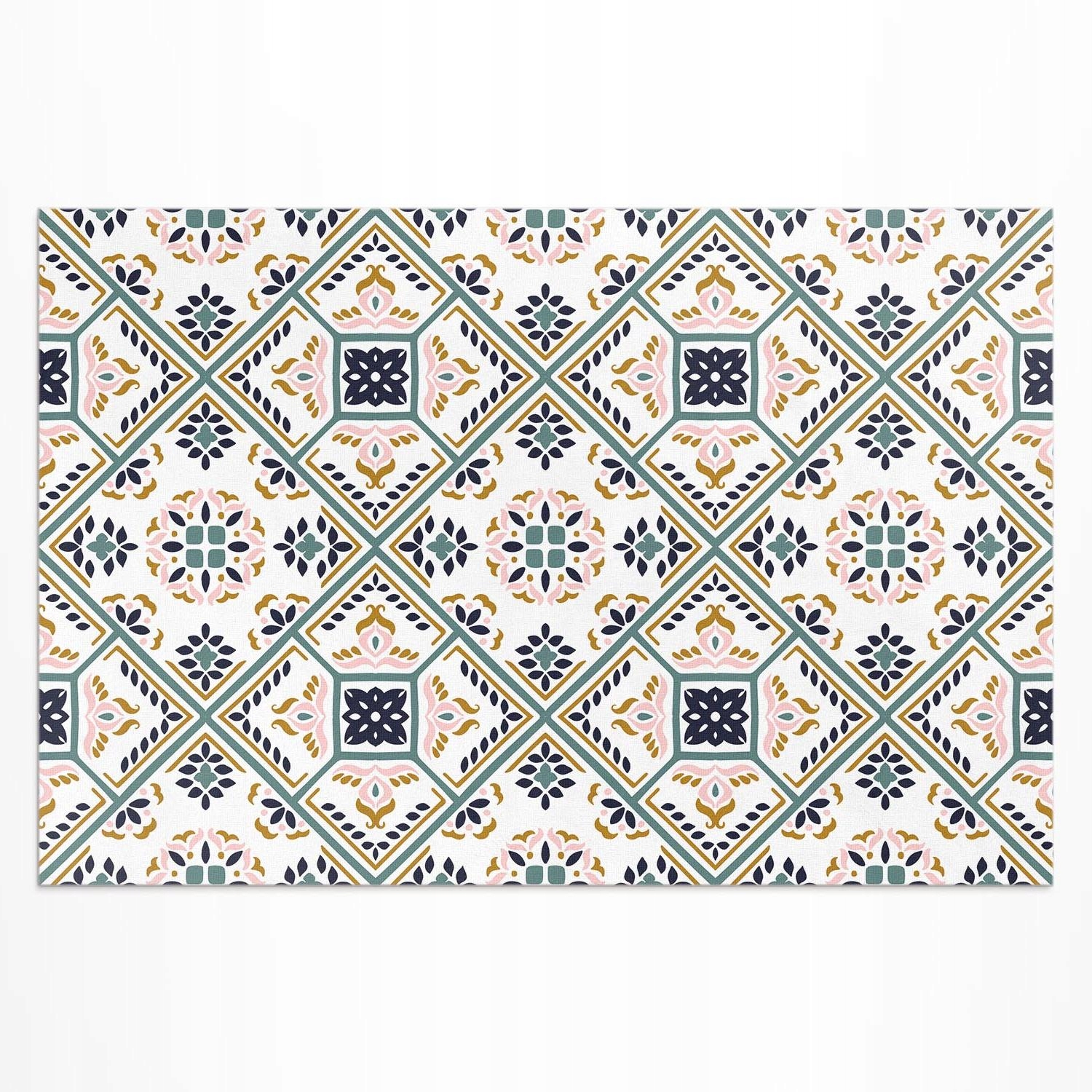 Vinylový vonkajší koberec Geometrický vzorovaný vzor dlaždíc 225x150 cm