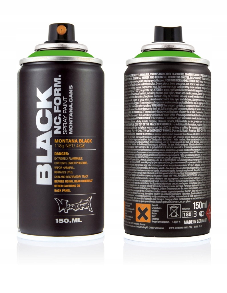 Farba Montana Black Spray 150ML Blk 6045 Irish Green
