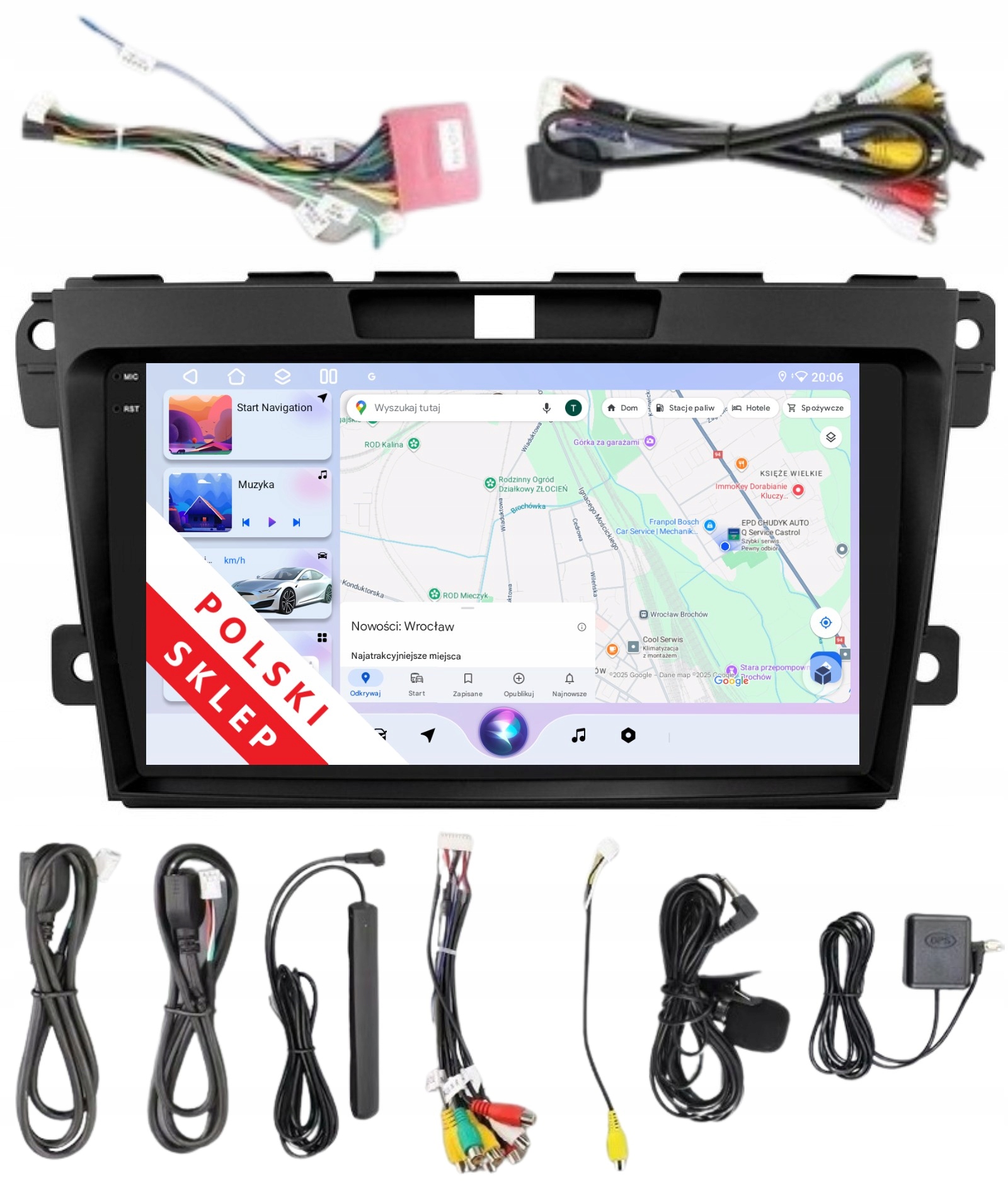 Navigácia Rádio 2DIN Android Mazda CX-7 CX7 4/64 Gb Dsp Carplay Lte