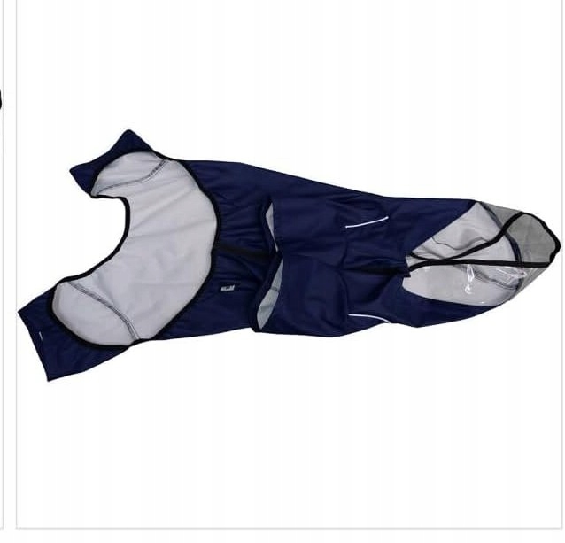 Voděodolná pláštěnka pro psa 2XL, reflexní, tmavě modrá