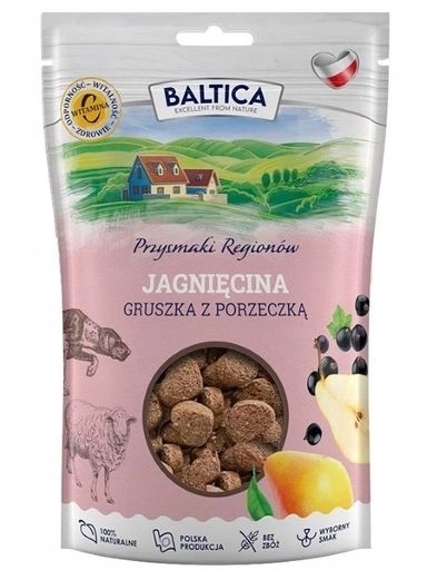 4x Baltica Snacks Pochoutky regionů Jehněčí s hruškou 100 g