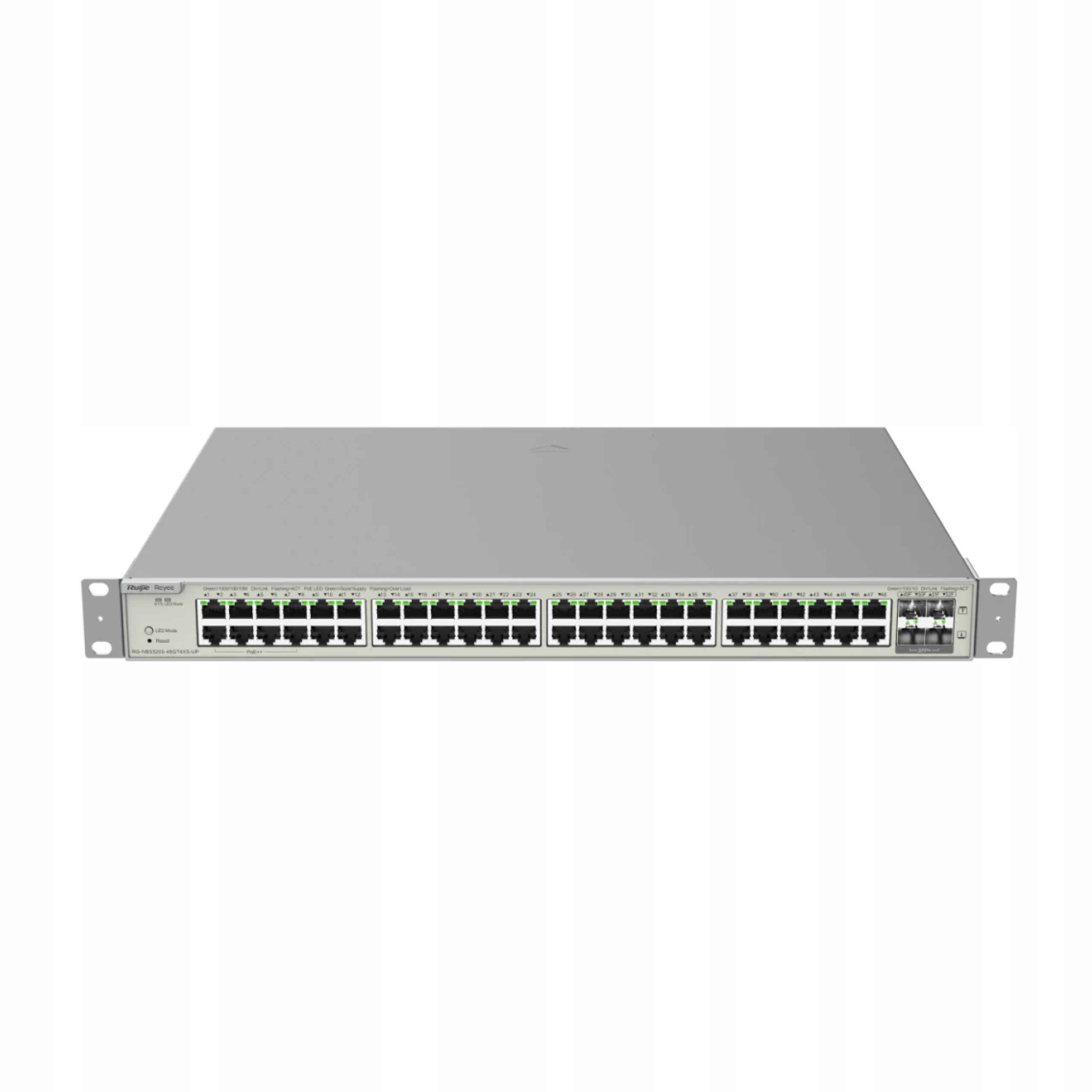 Switch Reyee RG-NBS5200-48GT4XS-UP, 52-PORTOVÝ, Rack, Poe, 740W