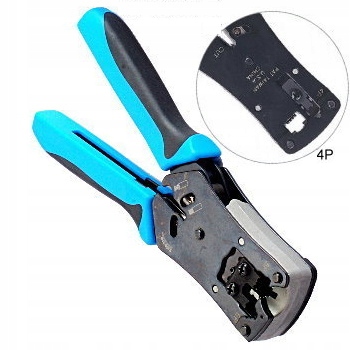 Zaciskarka złączy modularnych 4p4c 6p4c 6p6c RJ11 RJ12 8p8c RJ45 HTN468B